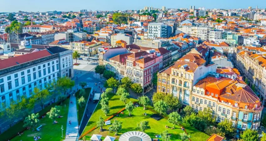 Aerial view of Lisbon, Portugal