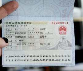Visa to get into China