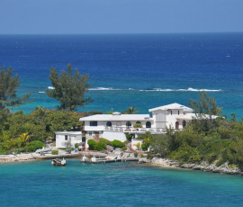 A house by the sea in the Caribbean