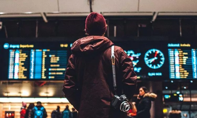 person at the airport