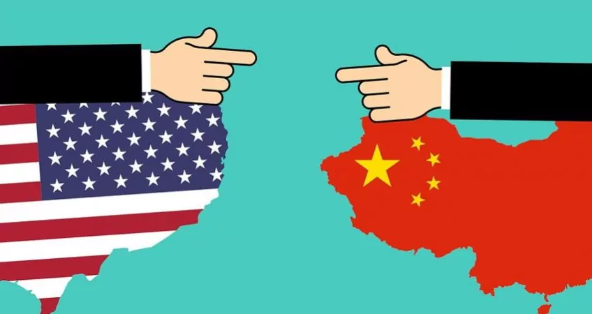 U.S vs. China cartoon