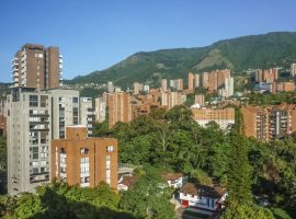 Apartment buildings in Medellin Colombia