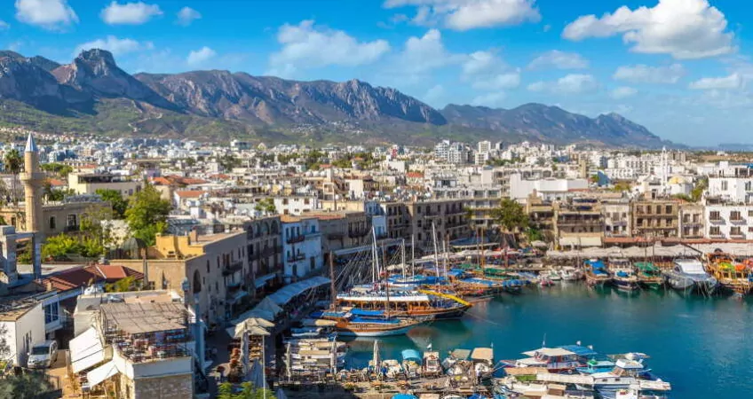 kyrenia harbour in northen cyprus