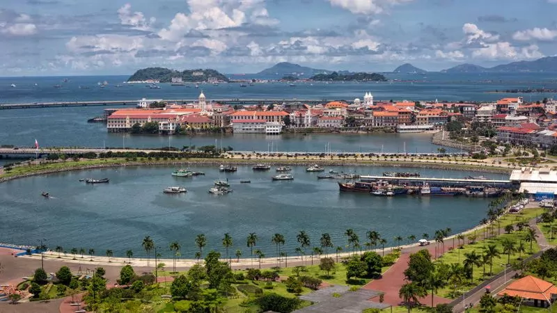 Casco Viejo aerial view