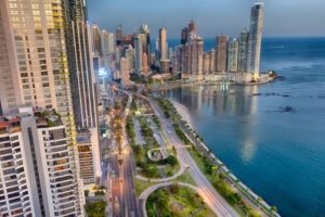 A view of Panama City, Panama