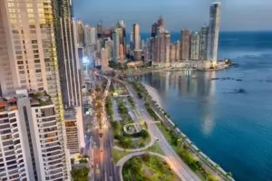 A view of Panama City, Panama