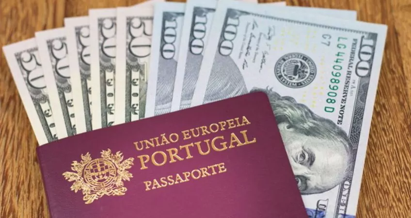 portugal passport and dollars