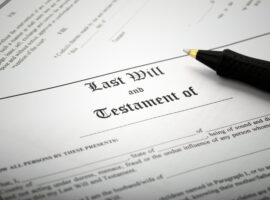 Signing Last Will and Testament