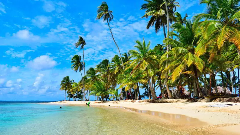 Beautiful San Blas Islands in Panama.