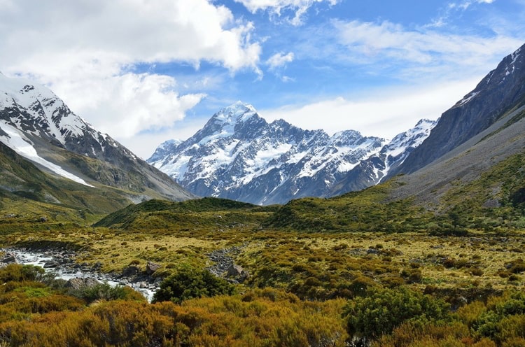 Mountain in New Zealand