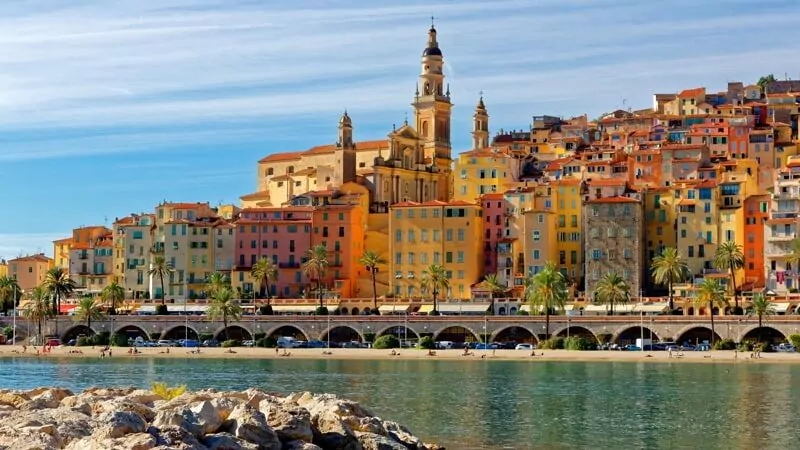 Menton, France.