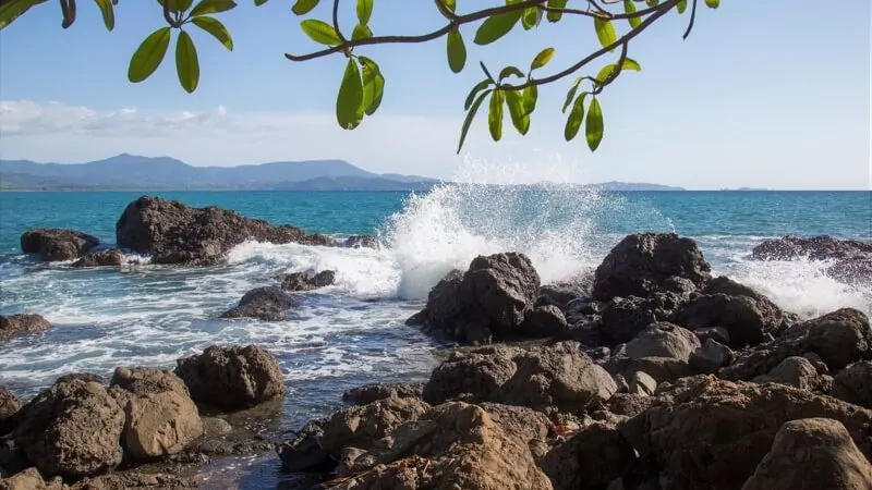 Los Islotes beach at the Azuero Peninsula in Panama