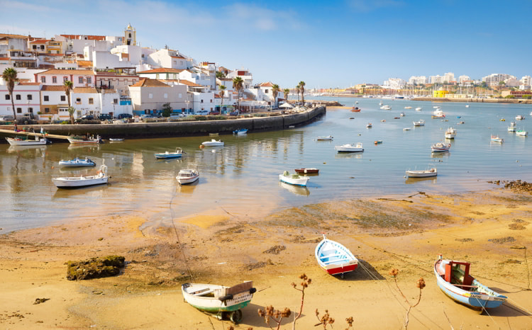 Ferragudo, Algarve, Portugal.