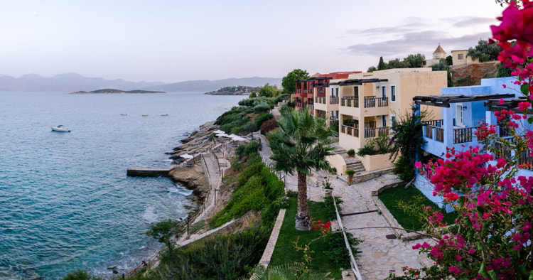 Candia Park village a luxury holiday village in Crete, Greece.