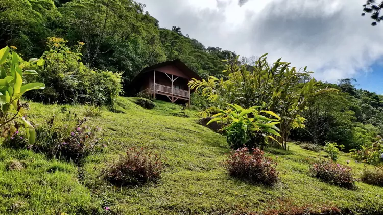 A small house in the forest of Boquete, Panama