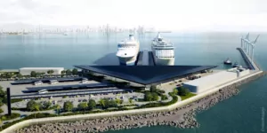 A cruise port in Panama
