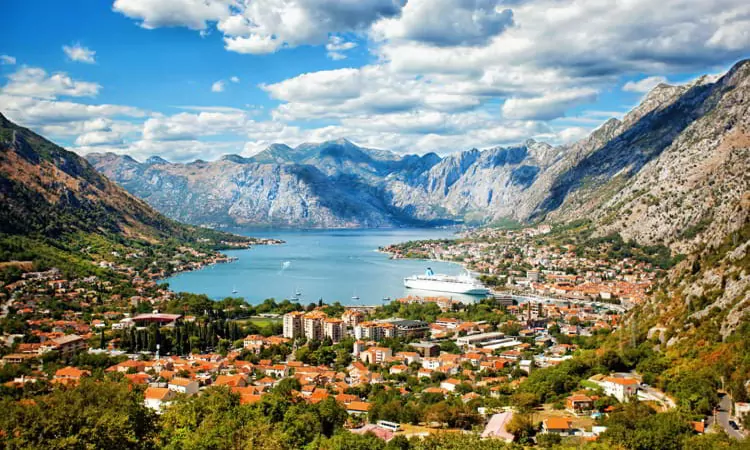 Kotor in a beautiful summer day, Montenegro 