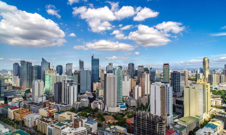 Skyview of Manila, Philippines