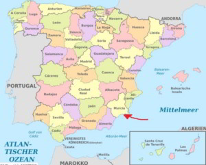 Spain map