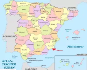 Spain map