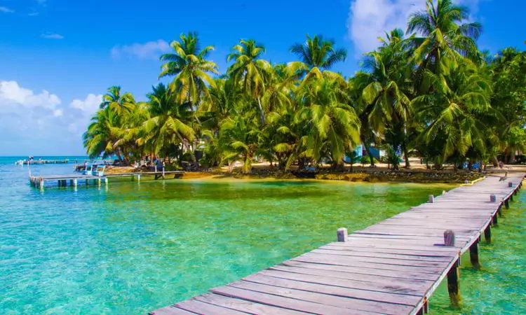 A beautiful beach in Belize