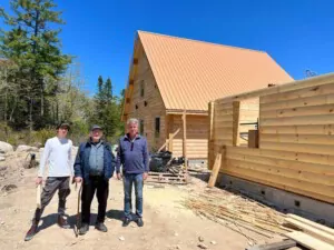 Building a log cabin in Canada