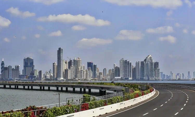 View of Panama City. executive program