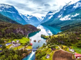 Aerial view of Norway. Global Survival Index