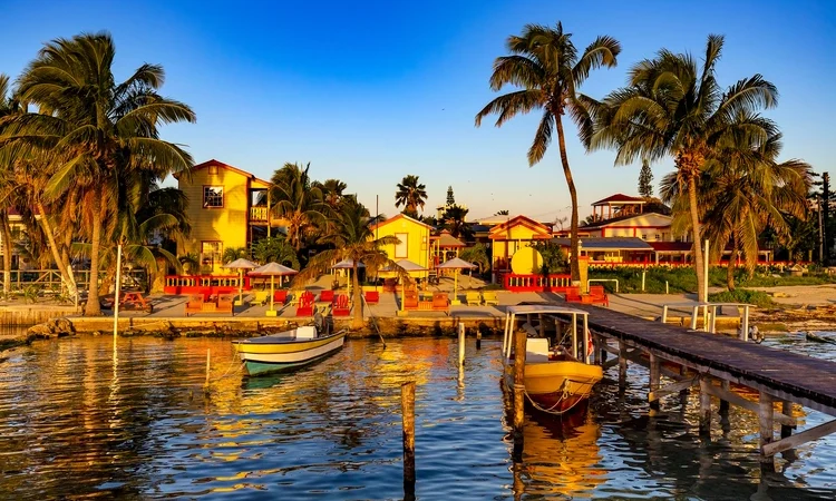 Sunrise at Caye Caulker Island Belize