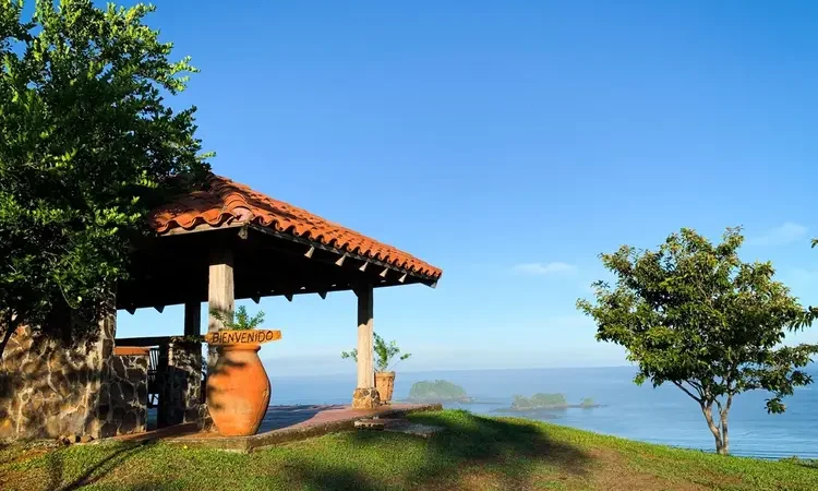 Island view from Los Islotes, Pedasí in Panama