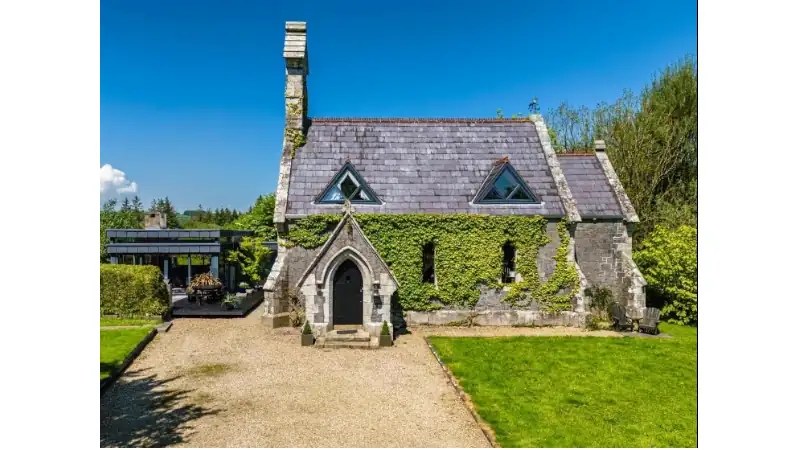 Restored stone church in County Waterford, Ireland